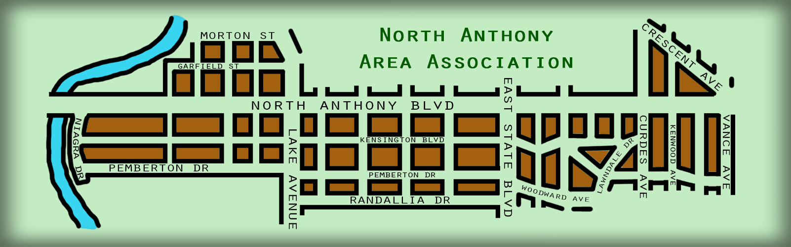 North Anthony Area Association Map